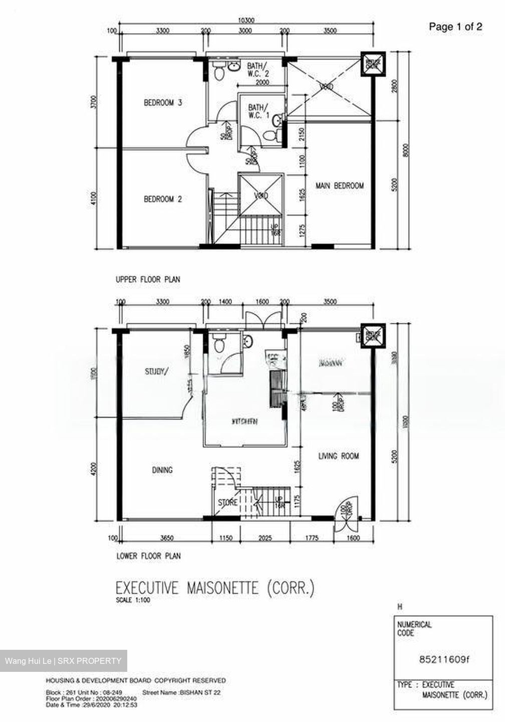 Blk 261 Bishan Street 22 (Bishan), HDB Executive #575791101